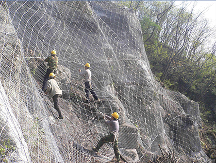 邊坡防護網案例